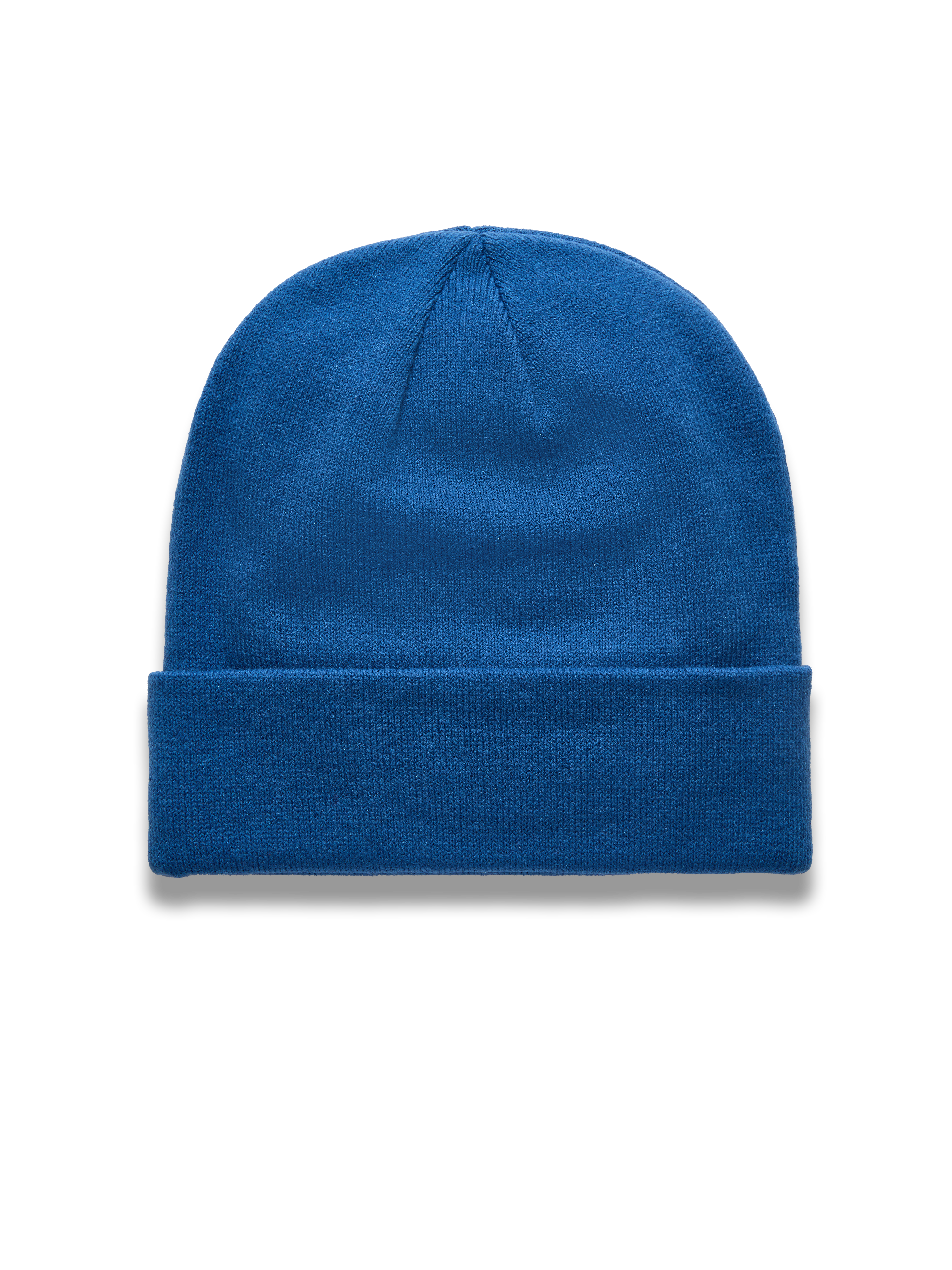 Alpinestars Augment Cuff Mütze, blaue Sportswear-Strickmütze mit Jersey-Strickstich, tiefer Passform und umgeschlagenem Saum