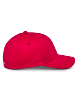 Alpinestars Corp Shift Multi Cap, Rot, Baseball-Cap, Seitenansicht mit gebogenem Schirm und strukturierter Krone, Stretch-Twill-Gewebe, lässige Motorsport-Kopfbedeckung