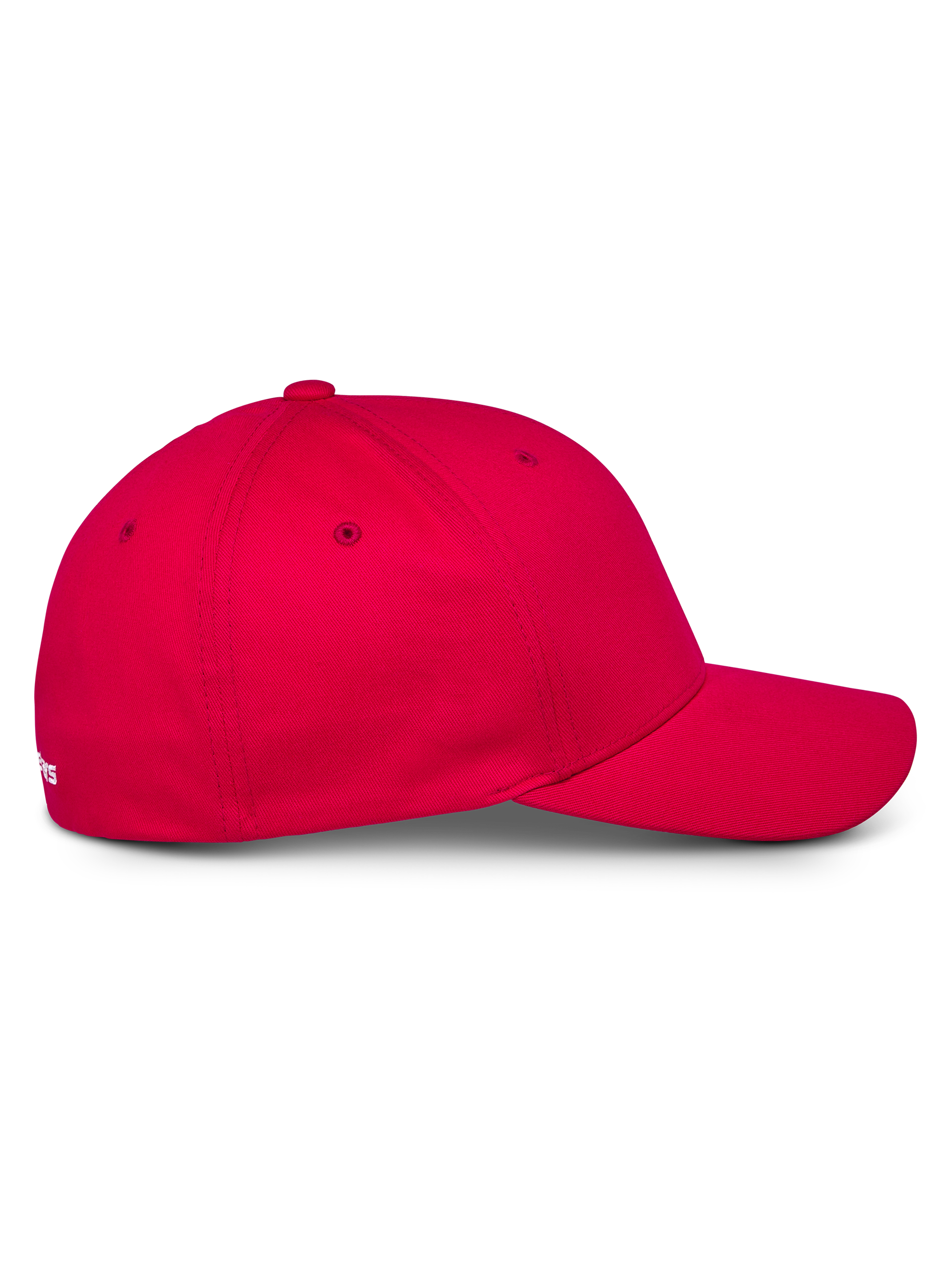 Alpinestars Corp Shift Multi Cap, Rot, Baseball-Cap, Seitenansicht mit gebogenem Schirm und strukturierter Krone, Stretch-Twill-Gewebe, lässige Motorsport-Kopfbedeckung