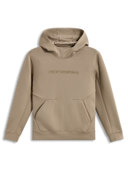 Alpinestars Datrix Hoodie, Sportswear-Kapuzenpullover in Braun, hochwertiges Doppelgewebe-Fleece mit tonalem HD-Logo auf der Brust und Kapuze mit Mesh-Futter