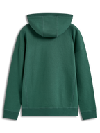 Alpinestars Shaw Oversized Hoodie, Sportswear-Kapuzenjacke in Grün, Rückansicht aus Fleece-Material mit Körpernähten.