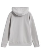 Alpinestars Prelude Oversized Hoodie, Sportswear-Fleece in Sand, Rückansicht mit gefütterter Kapuze und Rippbündchen.