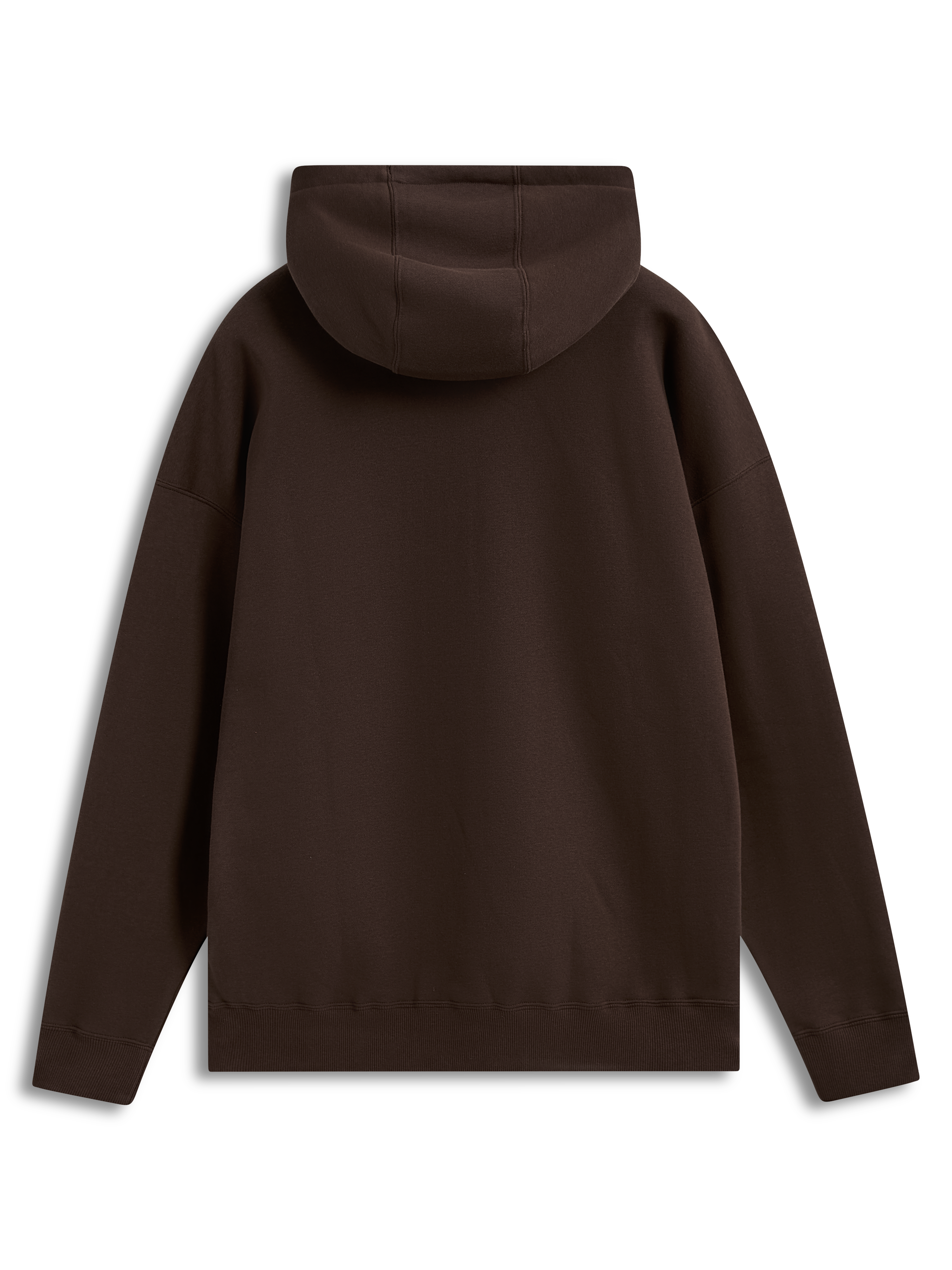 Alpinestars Prelude Oversized Hoodie, brauner Fleece-Sportswear-Pullover in der Rückansicht, lässige Oversized-Passform.