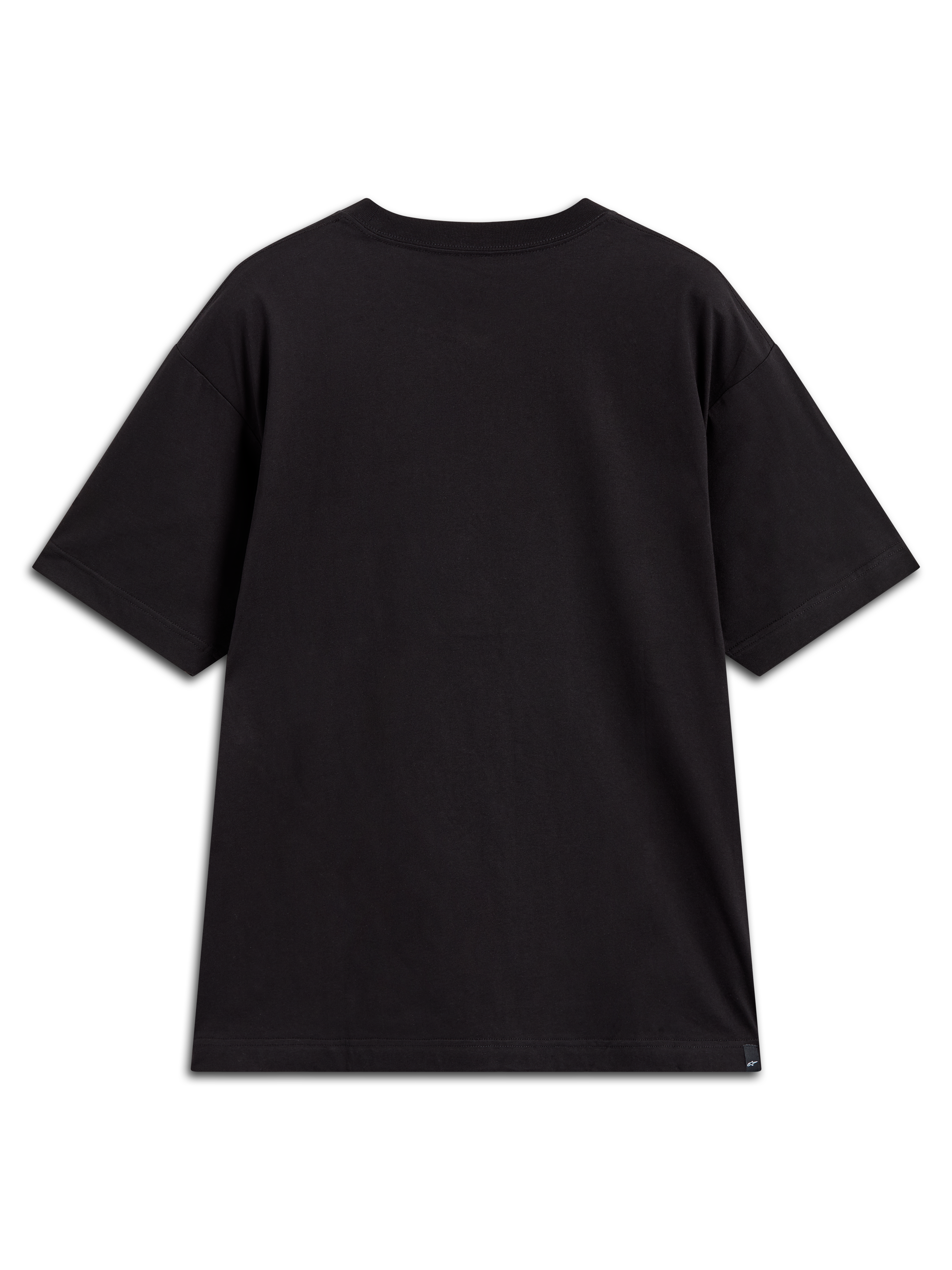 Alpinestars Chalk Oversized CSF Tee, Kurzarm-T-Shirt, Schwarz, Rückansicht, bequeme Oversized-Passform, sportliche Lifestyle-Bekleidung