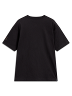 Alpinestars Infinity Oversized CSF Tee, Rückansicht, schwarzes Kurzarm-T-Shirt mit dezentem Ärmellogo, lässige Sportswear.