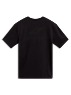 Alpinestars Elliptogrit CSF Tee, black short sleeve sportswear t-shirt, back view, premium cotton-poly blend.