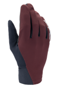 Alpinestars A-Dura Thermal Handschuhe, MTB-Winterhandschuhe, Dunkelrot und Schwarz, windabweisende Außenschale und Neoprenmanschette, weißes Logo-Detail, Thermo-Isolierung für Fahrten bei kaltem Wetter