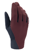Alpinestars A-Dura Thermal Handschuhe, MTB-Winterhandschuhe, Dunkelrot und Schwarz, windabweisende Außenschale und Neoprenmanschette, weißes Logo-Detail, Thermo-Isolierung für Fahrten bei kaltem Wetter