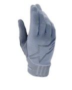 Alpinestars A-Dura Gloves, Mountain Bike Gloves, Infinity Blue, textured ribbed upper with large star logo, neoprene cuff with embossed details, fitted design for off-road cycling