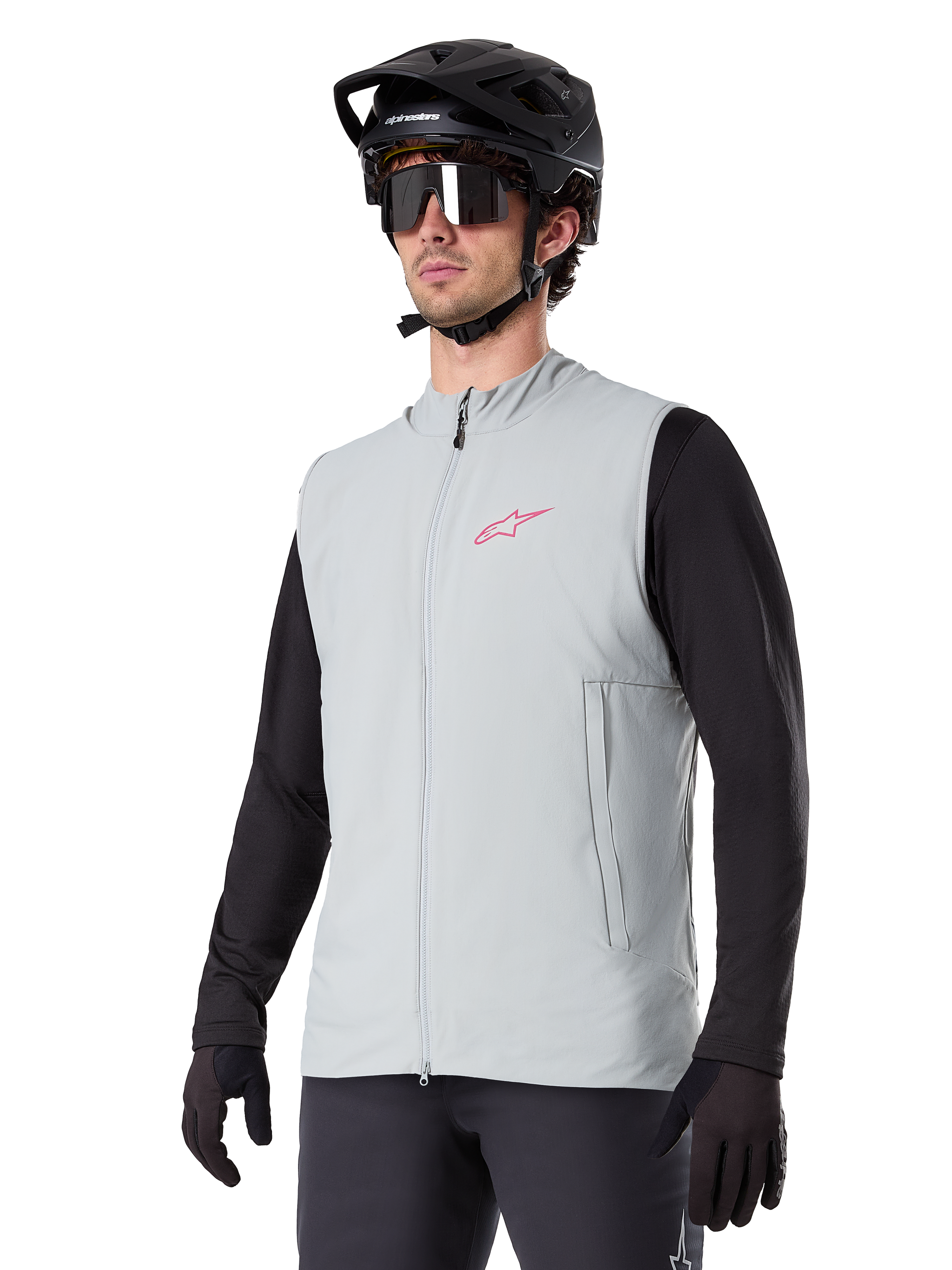 weste mountainbike A-Dura Thermoweste - Grau MTB Weste