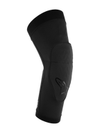 Alpinestars A-Motion Plasma Knee Sleeve, MTB Knee Protector, Black, pre-shaped ergonomic design with Nucleon Plasma impact pad, breathable stretch mesh fabric with Alpinestars logo on the knee, slip-on protection for mountain biking