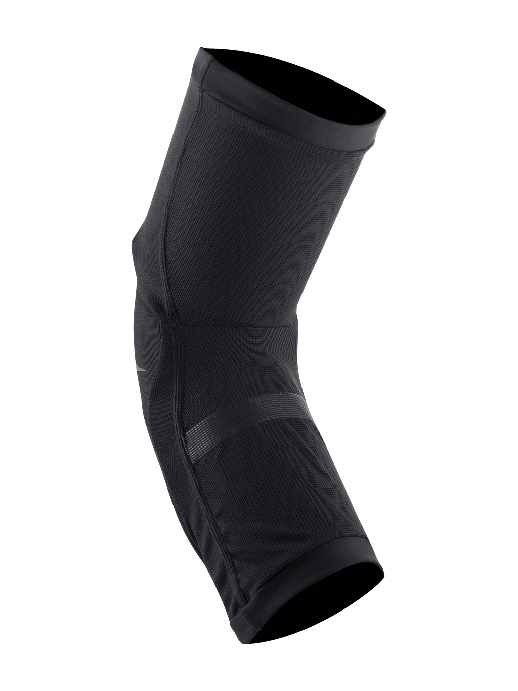 Alpinestars Paragon Plus Knieschützer, Schwarz, leichtes Slip-on-Design, atmungsaktive Stretch-Mesh-Konstruktion mit perforierten Aufprallpolstern, ergonomisch vorgeformte Passform für Mountainbiking
