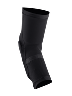 Alpinestars Paragon Plus Knieschützer, Schwarz, Slip-on Mountainbike-Knieschoner mit atmungsaktivem Stretch-Mesh, ergonomisch vorgeformtes Design für flexiblen Offroad-Schutz.