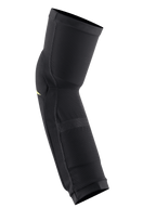 Alpinestars Paragon Plus Knie-/Schienbeinschoner, Schwarz Acid Yellow, Slip-On-Schutzhülle, mit atmungsaktiver Mesh-Konstruktion und ergonomisch vorgeformtem Design für MTB-Trail-Fahrten