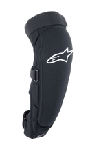 Alpinestars A-Impact Plasma Pro Knie-/Schienbeinschutz, Mountainbike-Knie- und Schienbeinschützer, Schwarz und Weiß, mit CE-zertifizierter Nucleon-Plasma-Technologie