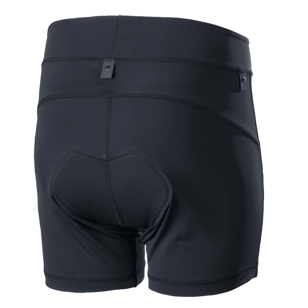 Alpinestars Damen Stella Drop Innenhose, Schwarz, Mountainbike-Innenhose, Rückansicht mit integrierter Chamois-Polsterung und Druckknopf-Integrationslaschen, ergonomische Kompressionspassform für Enduro