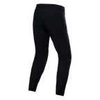 Alpinestars A-Dura wasserdichte Hose, Schwarz, Rückansicht mit technischer Textilkonstruktion, Mountainbike-Hose mit 20k Wasserdichtigkeit, strapazierfähiges Stretch-Material für Offroad-Fahrten bei nassen Bedingungen