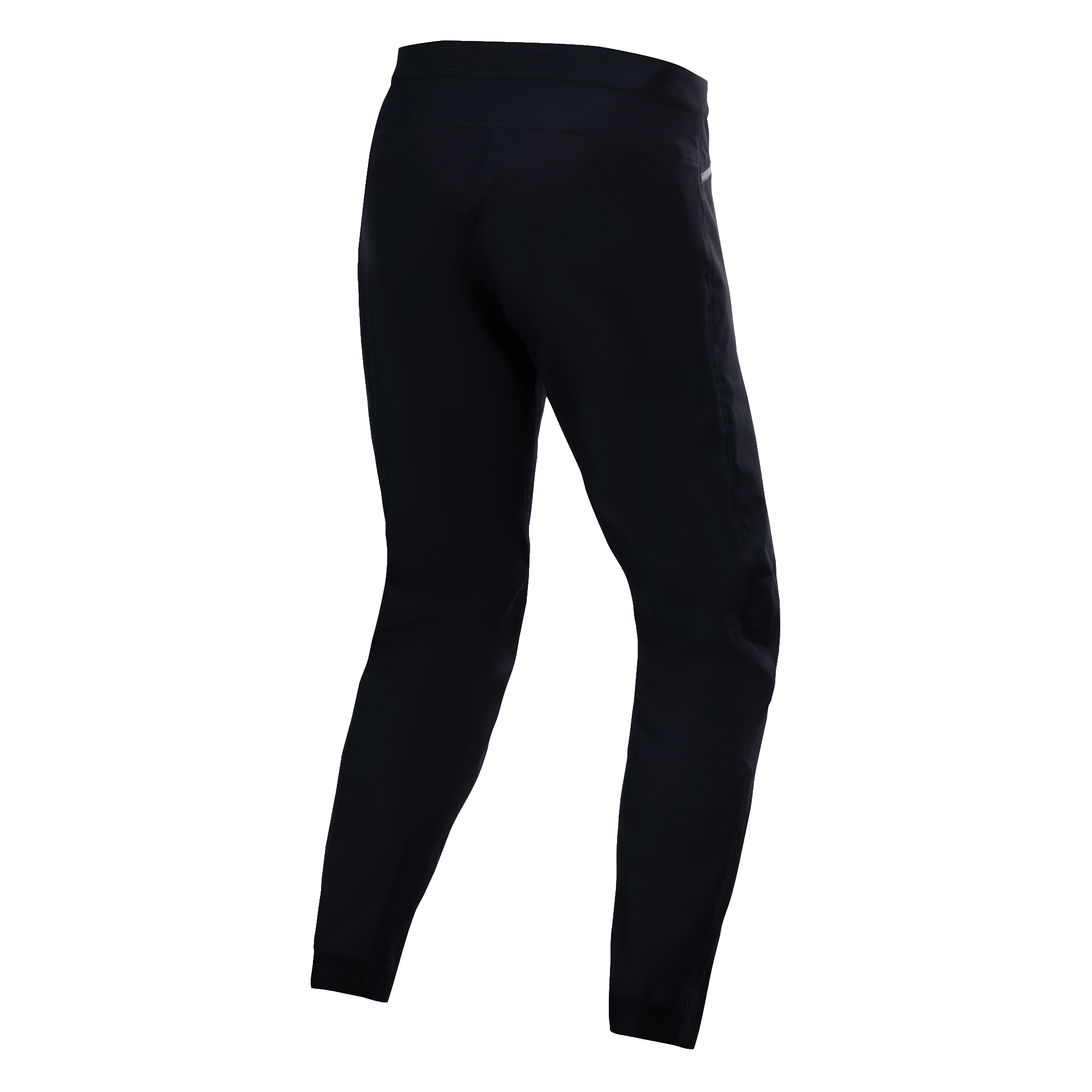 Alpinestars A-Dura wasserdichte Hose, Schwarz, Rückansicht mit technischer Textilkonstruktion, Mountainbike-Hose mit 20k Wasserdichtigkeit, strapazierfähiges Stretch-Material für Offroad-Fahrten bei nassen Bedingungen