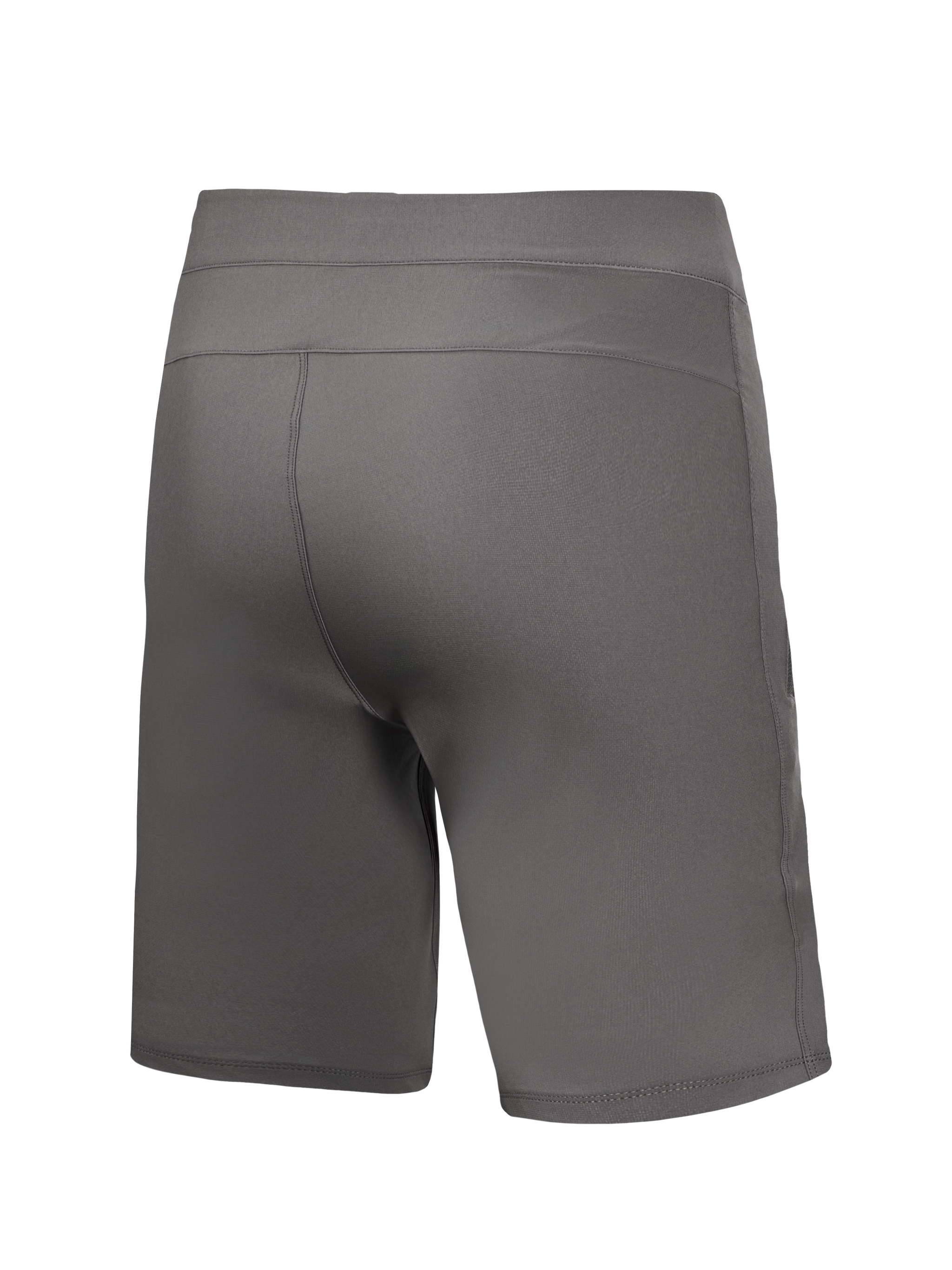 Graue A-Dura Ride Liner Shorts, Rückansicht, technische 4-Wege-Stretch MTB-Shorts für Mountainbike-Performance.