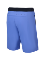 Alpinestars A-Aria Lite Shorts, Mountainbike-Shorts, Baja Blue, Rückansicht mit schwarzem Bund und lasergeschnittenen Belüftungslöchern am Rückenkoller, Performance-Passform für Trail-Riding