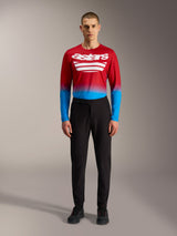 Black A-Dura Ride Pants, durable MTB trousers featuring 4-way stretch and a ratchet closure system for off-road cycling.