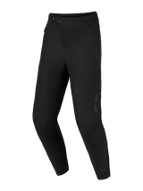 Alpinestars black A-Dura Ride Pants, durable MTB trousers with 4-way stretch fabric and a secure ratchet closure system.