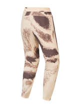 Alpinestars A-Dura Ride Hose, Rückansicht der MTB-Hose in Sand Camo mit creme-braunem Tarnmuster.