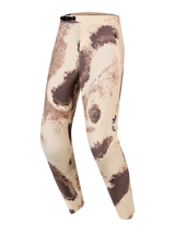 Alpinestars A-Dura Ride Hose in Sand Camo, strapazierfähige MTB-Hose mit 4-Wege-Stretch-Gewebe und Ratschenverschluss.