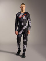 Alpinestars A-Dura Ride Hose in Black Camo, MTB-Hose mit 4-Wege-Stretch und sicherem Ratschenverschluss.