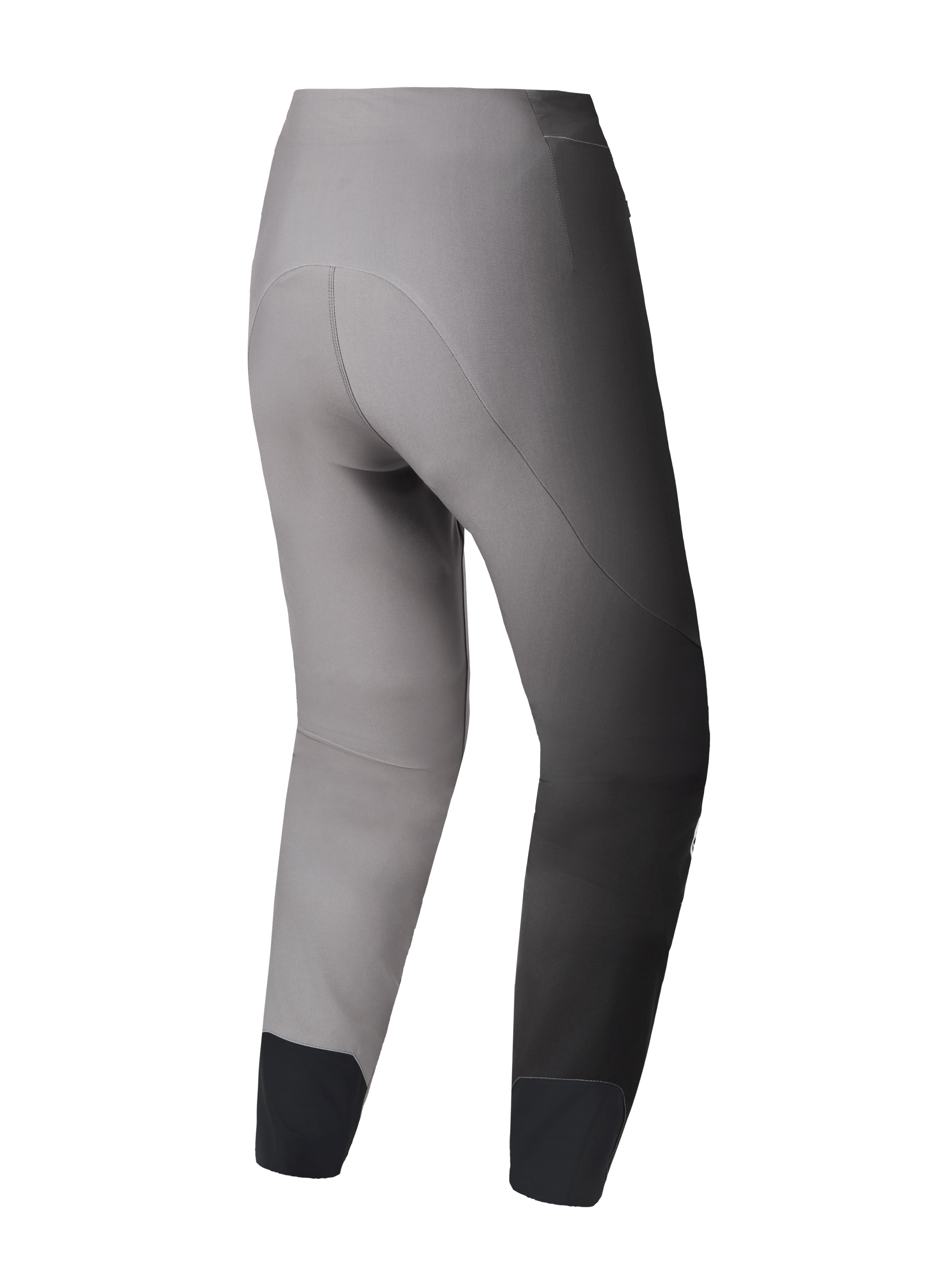 Alpinestars A-Supra Elite MTB-Hose in Faded Gray, Rückansicht mit Performance-Passform und 4-Wege-Stretch-Gewebe.