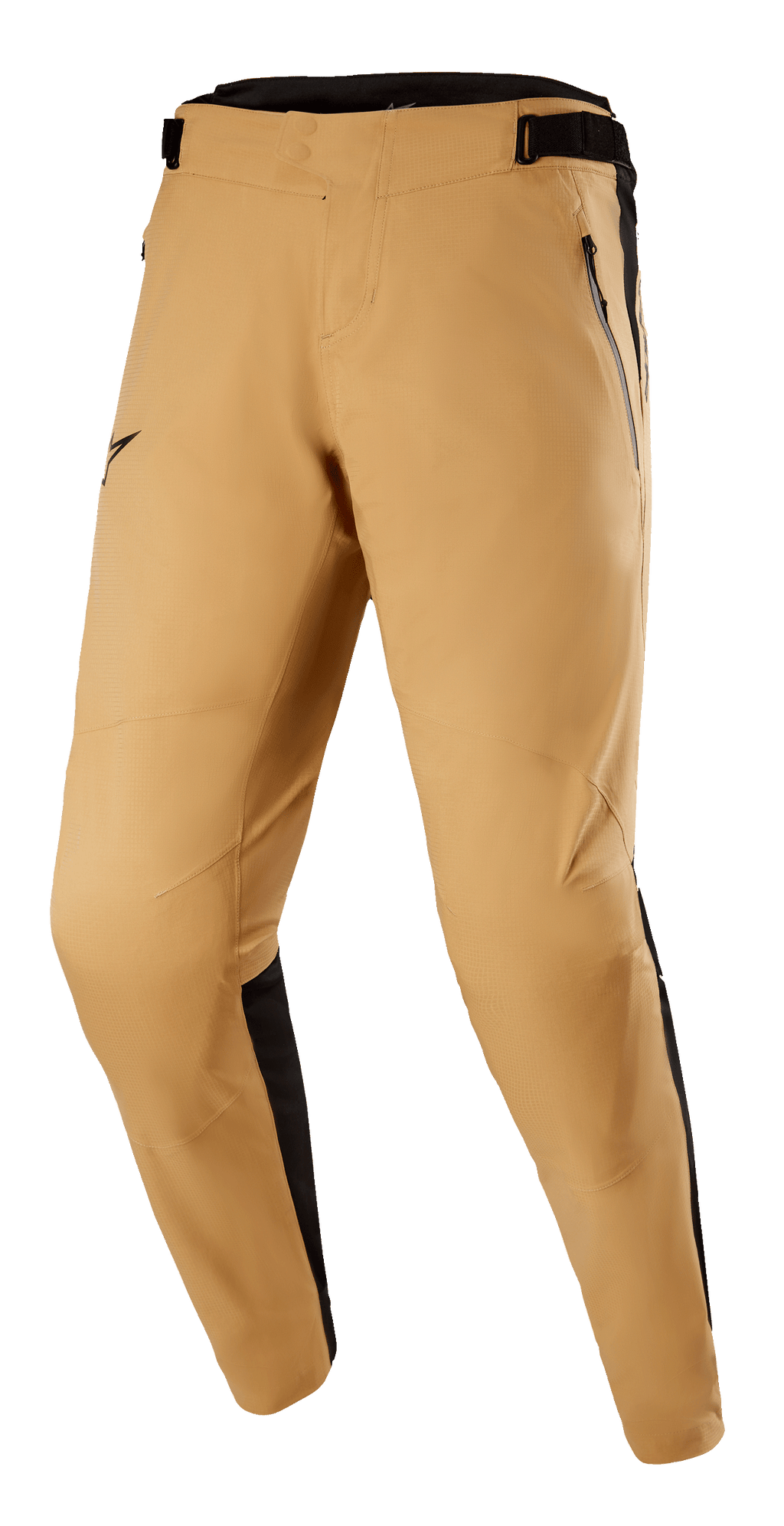 Alpinestars Tahoe 8.1 Waterproof Hose, Khaki und Schwarz, wasserdichte MTB-Hose mit vorgeformten Beinen, Reißverschlusstaschen vorne, verstellbarer Bund, schwarzen Seiteneinsätzen und nahtlosem Schritt für Trail-Performance bei jedem Wetter