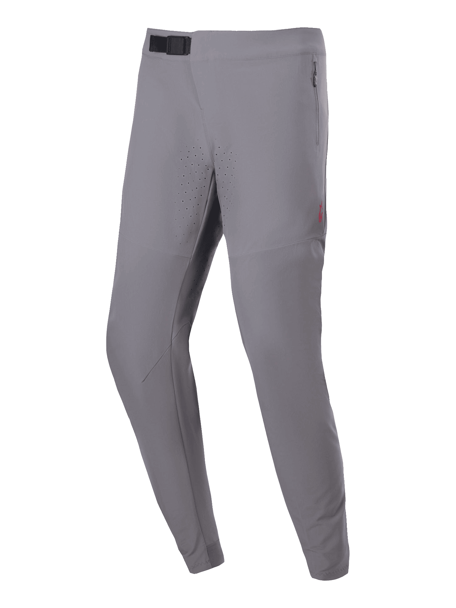 Alpinestars A-Aria Elite Hose, MTB-Radhose, Dunkelgrau, mit lasergeschnittenen Perforationen an den Oberschenkeln, schwarzem Magnetverschluss an der Taille und seitlichen Reißverschlusstaschen, Performance-Passform für Offroad-Trailriding
