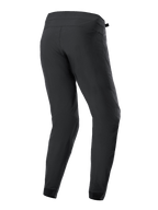 Alpinestars A-Dura Hose, schwarze MTB-Hose, Rückansicht, mit schmal zulaufenden Beinen und elastischen Bündchen, strapazierfähiges 2-Wege-Stretch-Gewebe für Mountainbiking