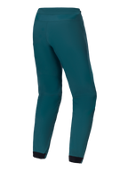 Alpinestars A-Dura Pants, Mountain Bike Pants, Dark Pine Green, rear view, featuring black elasticated cuffs, durable textile design for off-road MTB trail riding
