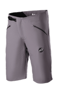 Alpinestars Drop Algorithm Shorts, MTB-Mountainbike-Shorts, Sparrow-Grau, laserperforierte Belüftung an den Oberschenkeln, zwei schwarze Reißverschlusstaschen, verstellbarer Ratschenverschluss am Bund, Alpinestars Stern-Logo-Patch, leichtes technisches Stretchgewebe