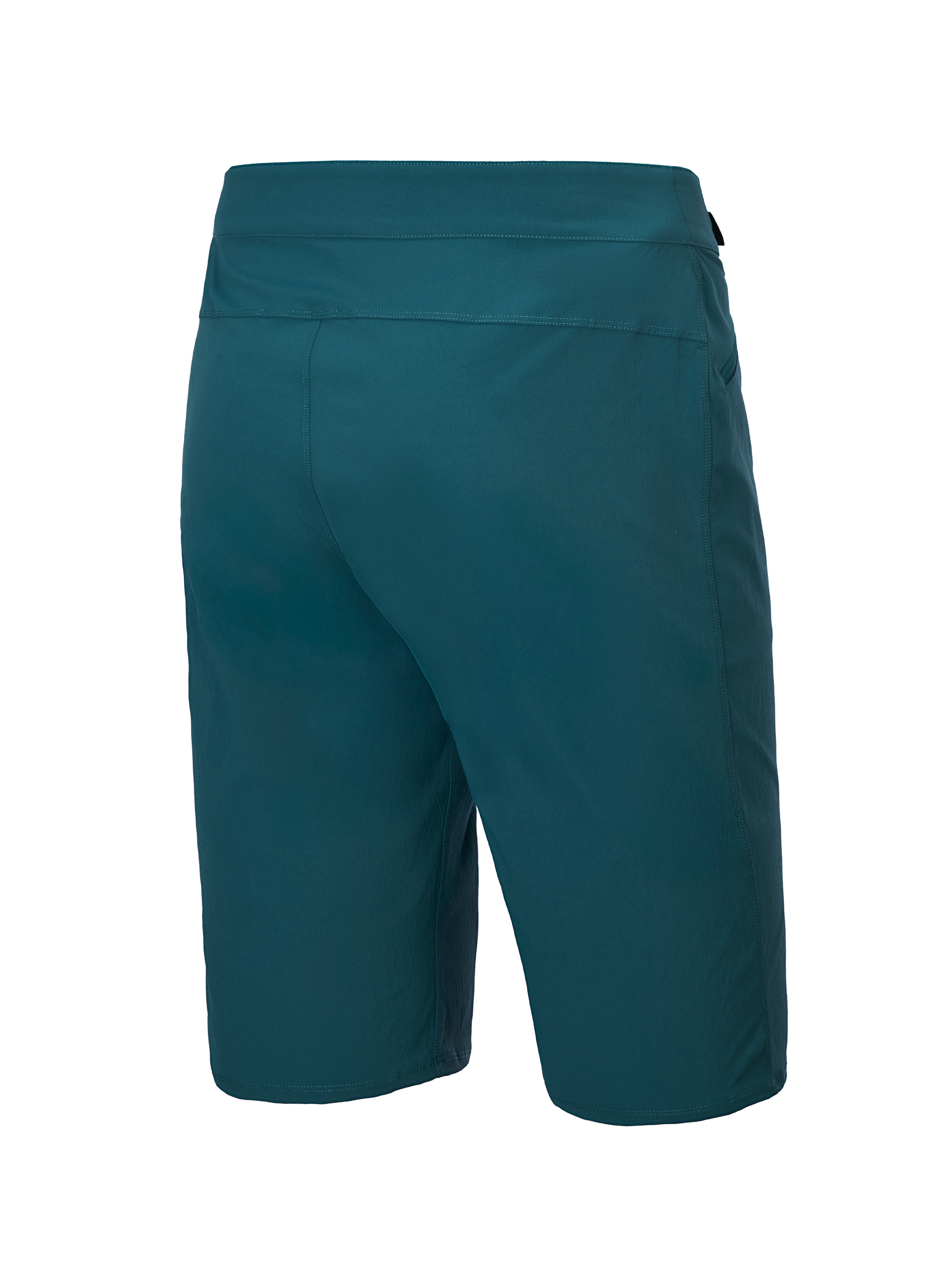 Alpinestars A-Dura Shorts, Mountain Bike Shorts, Dark Pine, back view featuring a clean design and durable 2-way stretch fabric, regular fit for MTB riding