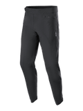 Alpinestars Youth A-Dura Hose, MTB-Radsport-Hose, Schwarz, mit zwei Reißverschlusstaschen vorne und einem kleinen weißen Alpinestars-Logo auf dem linken Oberschenkel, konisches Beindesign, strapazierfähiges Stretch-Gewebe für Jugend-Mountainbiking