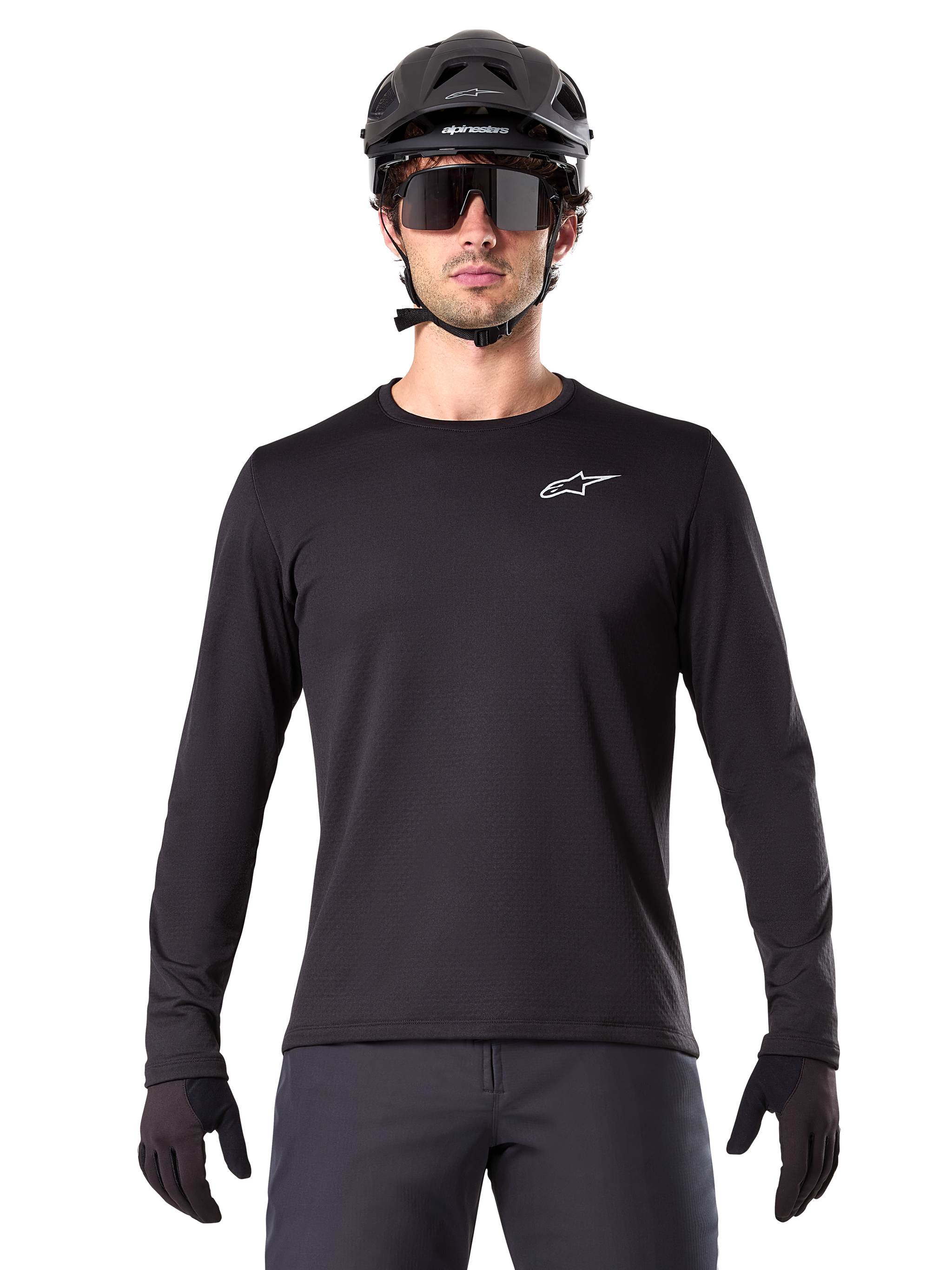 mountainbike trikot A-Dura Thermal - Schwarz Radsport Trikot