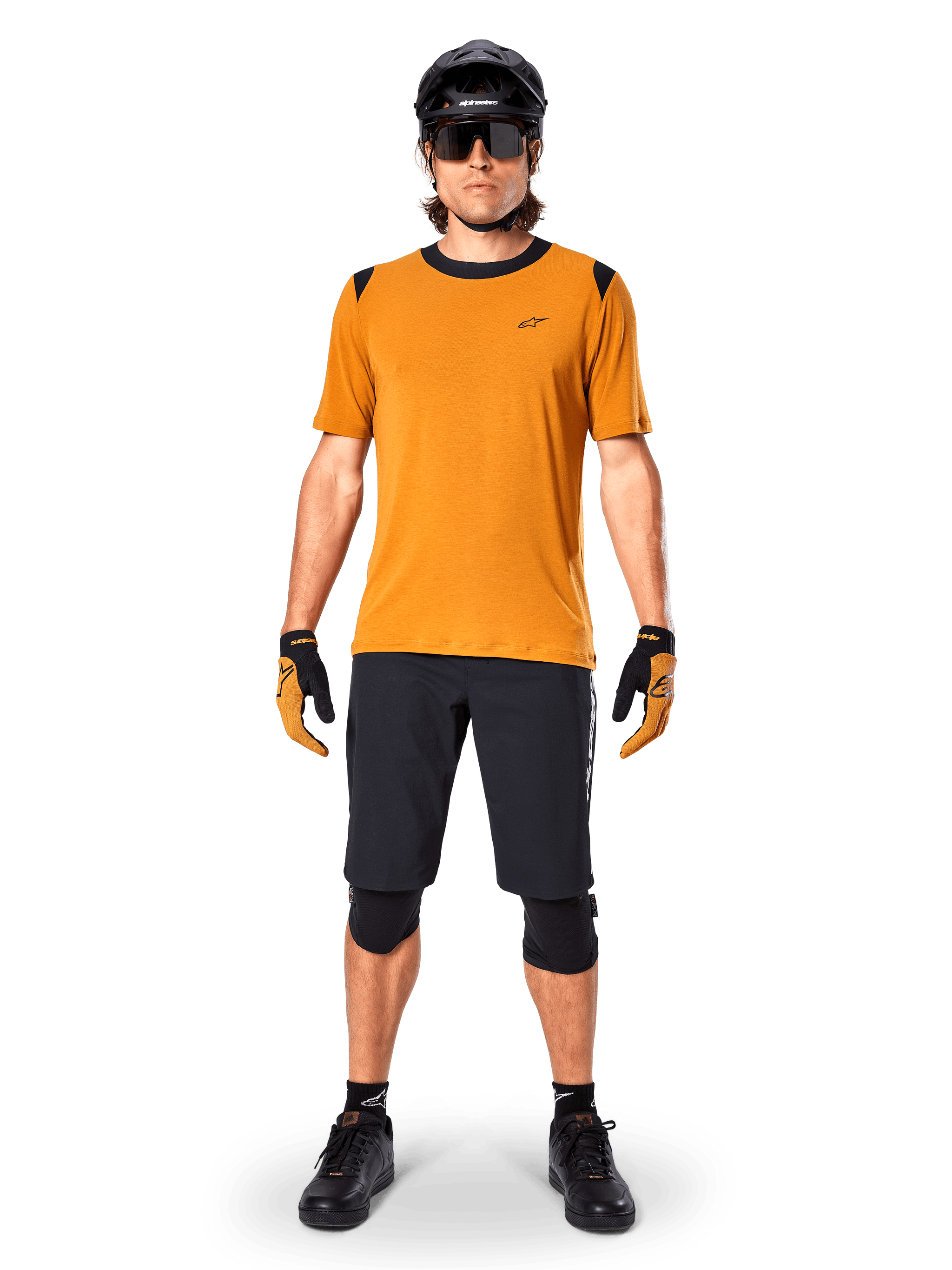 kragen statt fahrradhelm A-Dura Dri Wool Trikot - Gelb Radsport Trikot