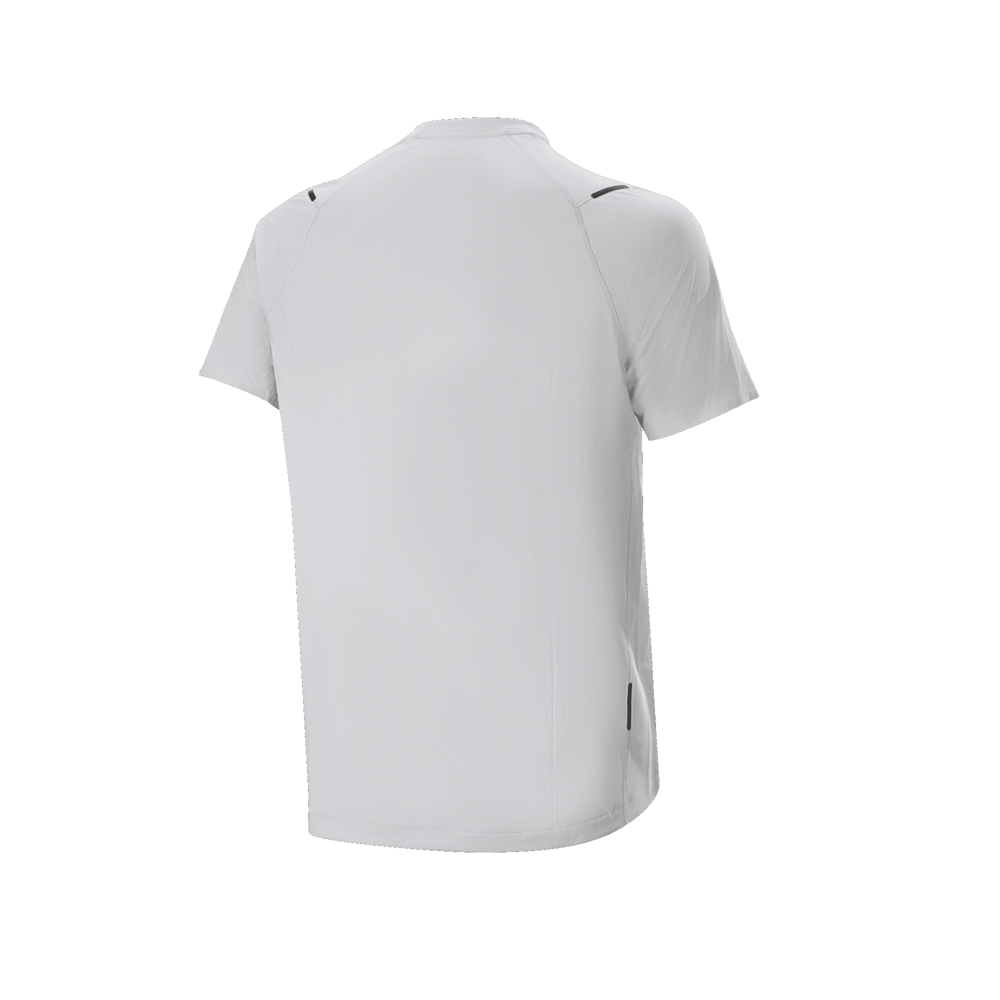 Alpinestars A-Aria Astar Trikot, Kurzarm-Radsporttrikot, White Dove, Rückansicht mit leichtem, atmungsaktivem Material, verlängerter Rückenpartie für Abdeckung und dezenten reflektierenden Akzenten.