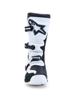 Alpinestars Tech-T Stiefel, Trial-Motorradstiefel für Herren, Schwarz und Weiß, Leder, TPU-Schienbeinplatte, CE-zertifiziert.