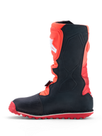 Alpinestars Tech-T Stiefel, Trial-Stiefel für Herren, Rot und Schwarz, Lederkonstruktion mit griffiger Gummisohle.