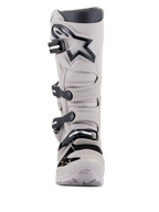 Alpinestars Tech 7 Enduro Drystar® Stiefel, Enduro- und Offroad-Motorradstiefel, Gray Sand, Hellgrau mit schwarzen Akzenten und Logo, Vier-Schnallen-Verschlusssystem, verstärkte Schienbeinplatte, robustes Design für Allwetter-Performance