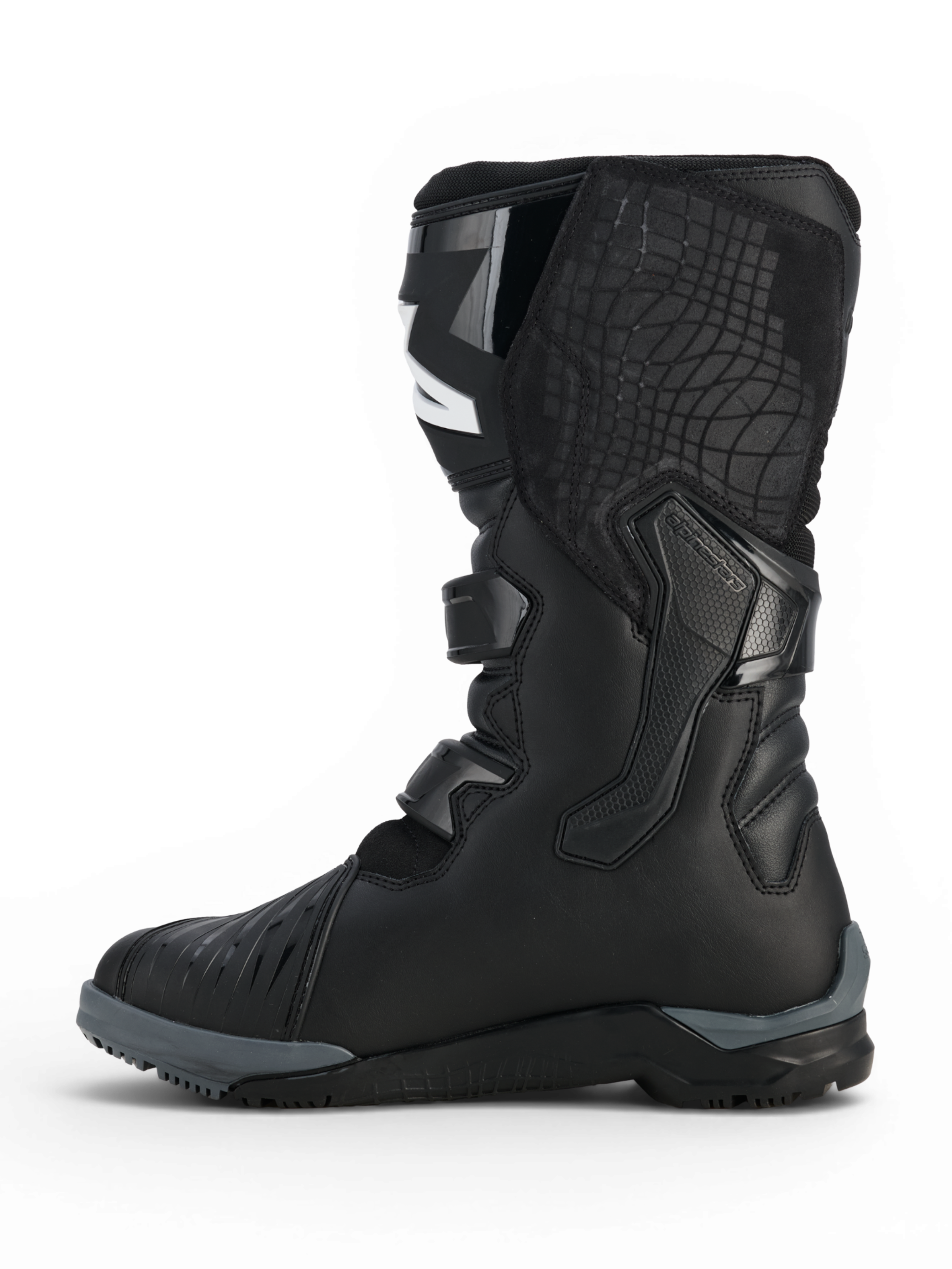 Alpinestars Corozal V2 Adventure Drystar® Motorradstiefel, Schwarz, wasserdicht mit Schienbein- und Knöchelschutz, verstellbaren Schnallen und geländetauglicher Sohle