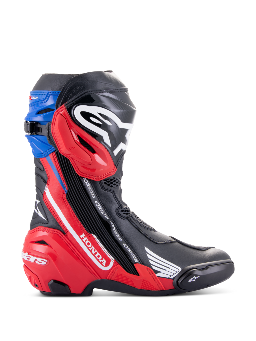 alpinestars×HONDA レーシングブーツ Honda Supertech R - Black Motorcycle Boots | Alpinestars®