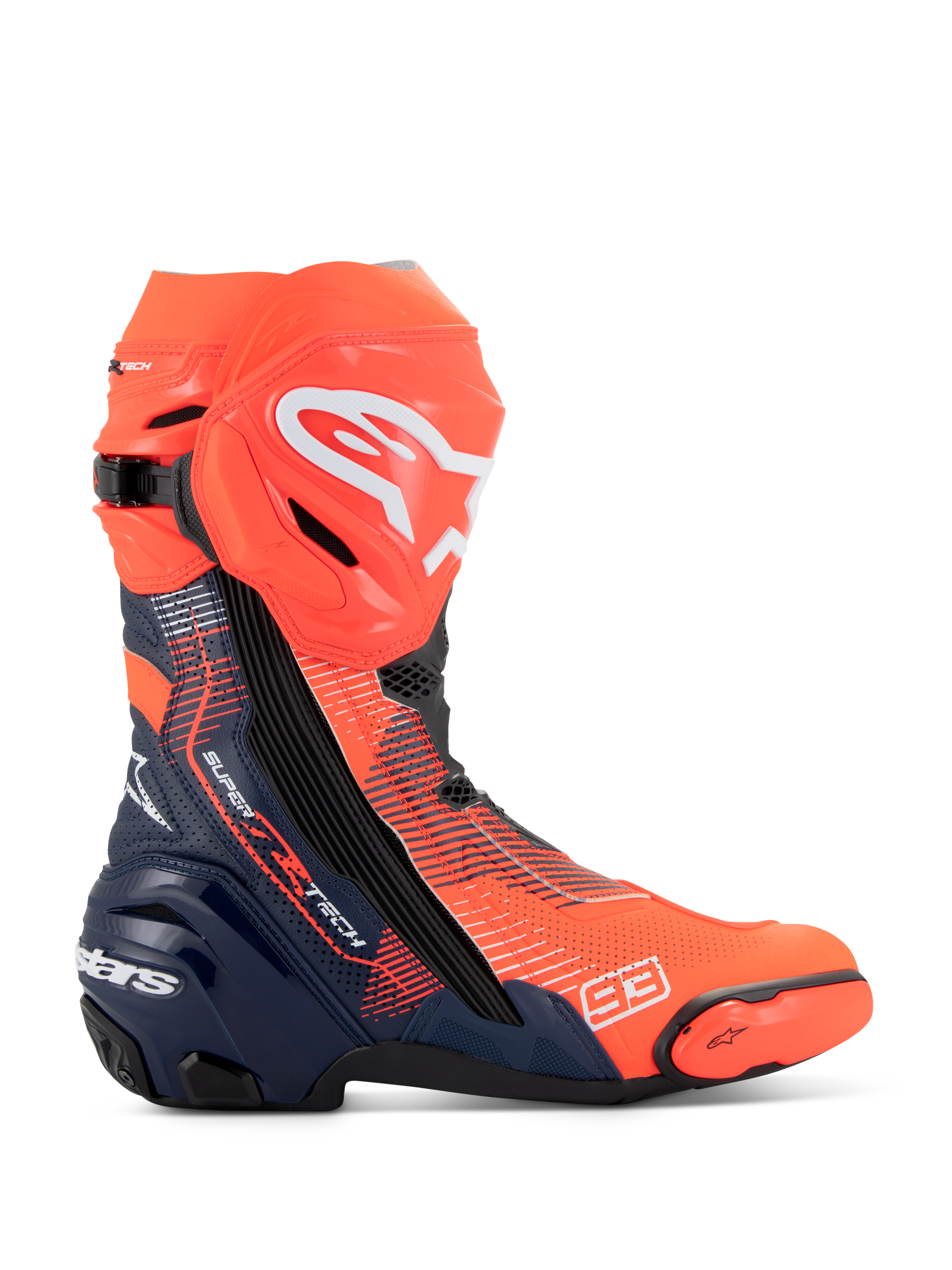 FLOW R Supertech R Vented MM93 Replica - Red Motorcycle Boots | Alpinestars®