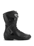 Alpinestars Stella SMX-6 V3 Drystar Boots, Women's Motorcycle Boots, Black with Silver accents, waterproof Drystar membrane, featuring TPU shin plate, ankle protection, and toe slider, performance riding gear