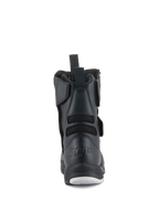 Alpinestars Stella RT-7 Touring Drystar® Damenstiefel, Motorradstiefel für Damen, Schwarz, Rückansicht mit geprägtem Drystar-Branding an der Ferse, hinterer Anziehschlaufe und flexiblen Textil-Faltenbälgen für verbesserte Bewegungsfreiheit.