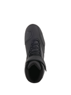 Alpinestars Fastback 2 Drystar® wasserdichte Schuhe, Motorradschuhe, Schwarz und Weiß, Draufsicht mit Schnürverschluss und verstellbarem Klettverschluss, wasserdichtes Schuhwerk für Straßenfahrten