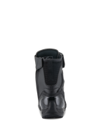 Alpinestars Superfaster Schuhe, Motorradschuhe, Schwarz, Rückansicht mit verstärkter TPU-Fersenkappe und gepolsterter Achilles-Verlängerung, elegantes High-Top-Design für Schutz beim sportlichen Fahren